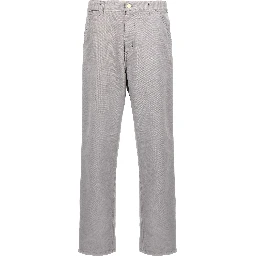 Gray Organic Cotton Casual Pants