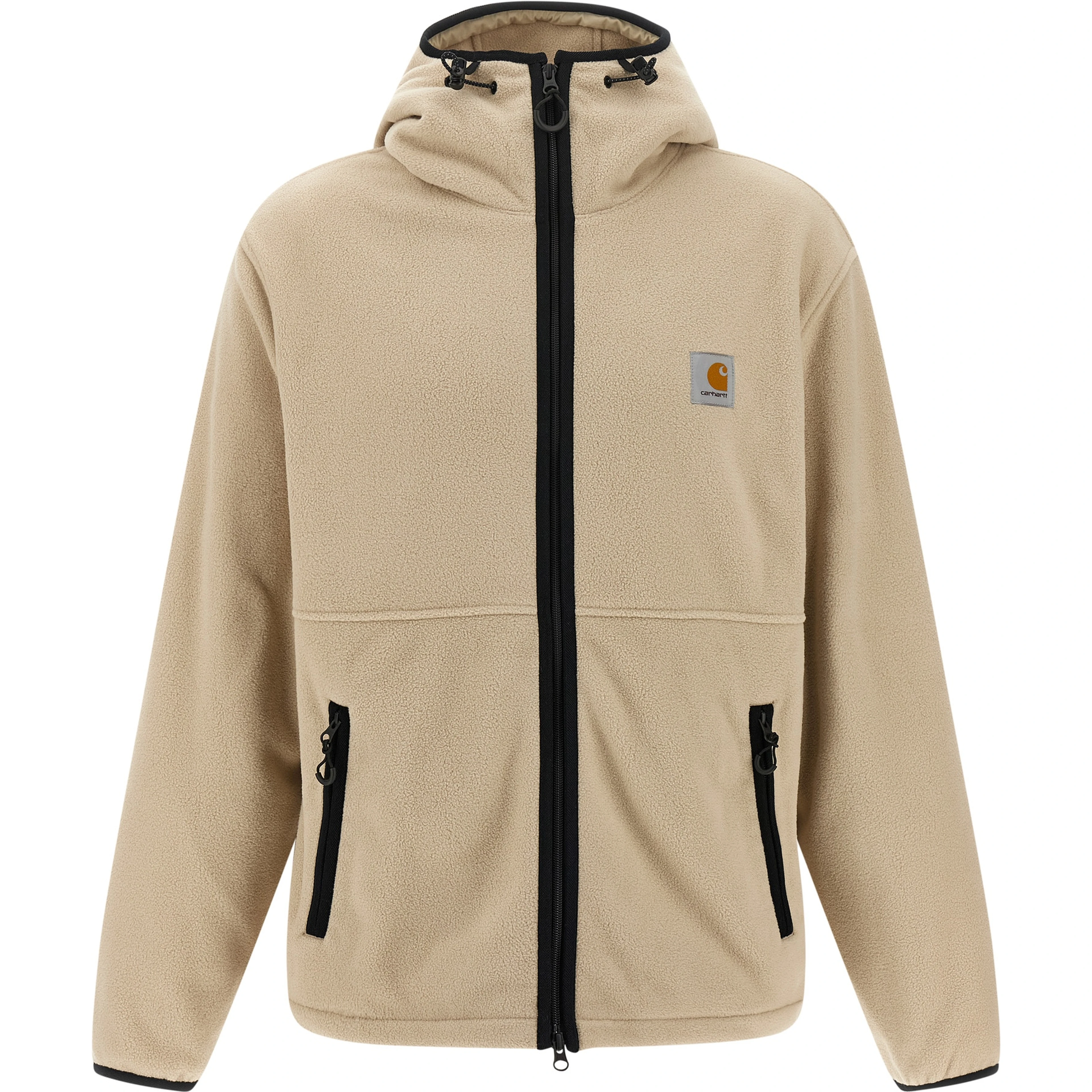 Beige Polyester Shell Jacket