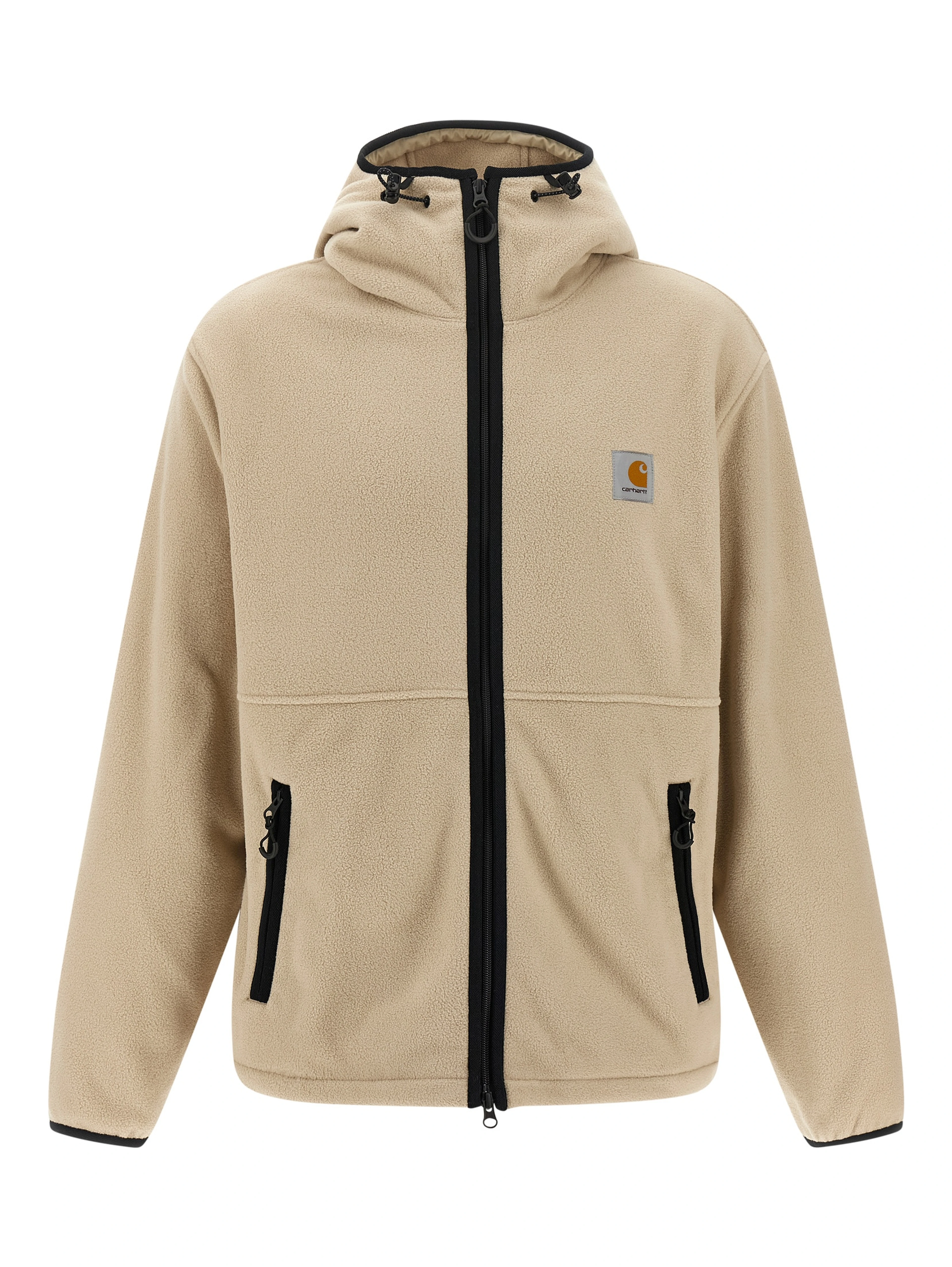 Beige Polyester Shell Jacket