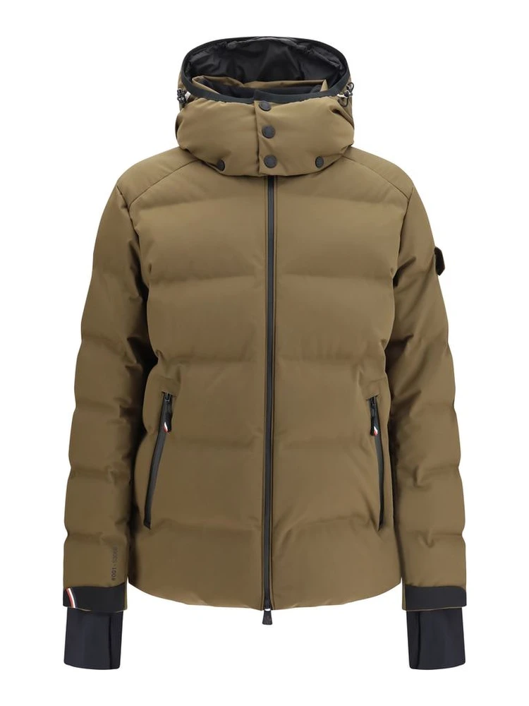 Brown Goose Down Full-Length Jacket