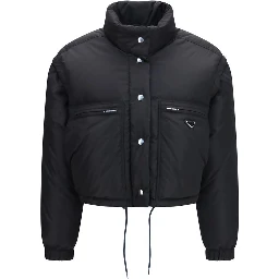 Black Goose Down Full-Length Jacket