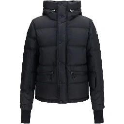 Black Goose Down Shell Jacket