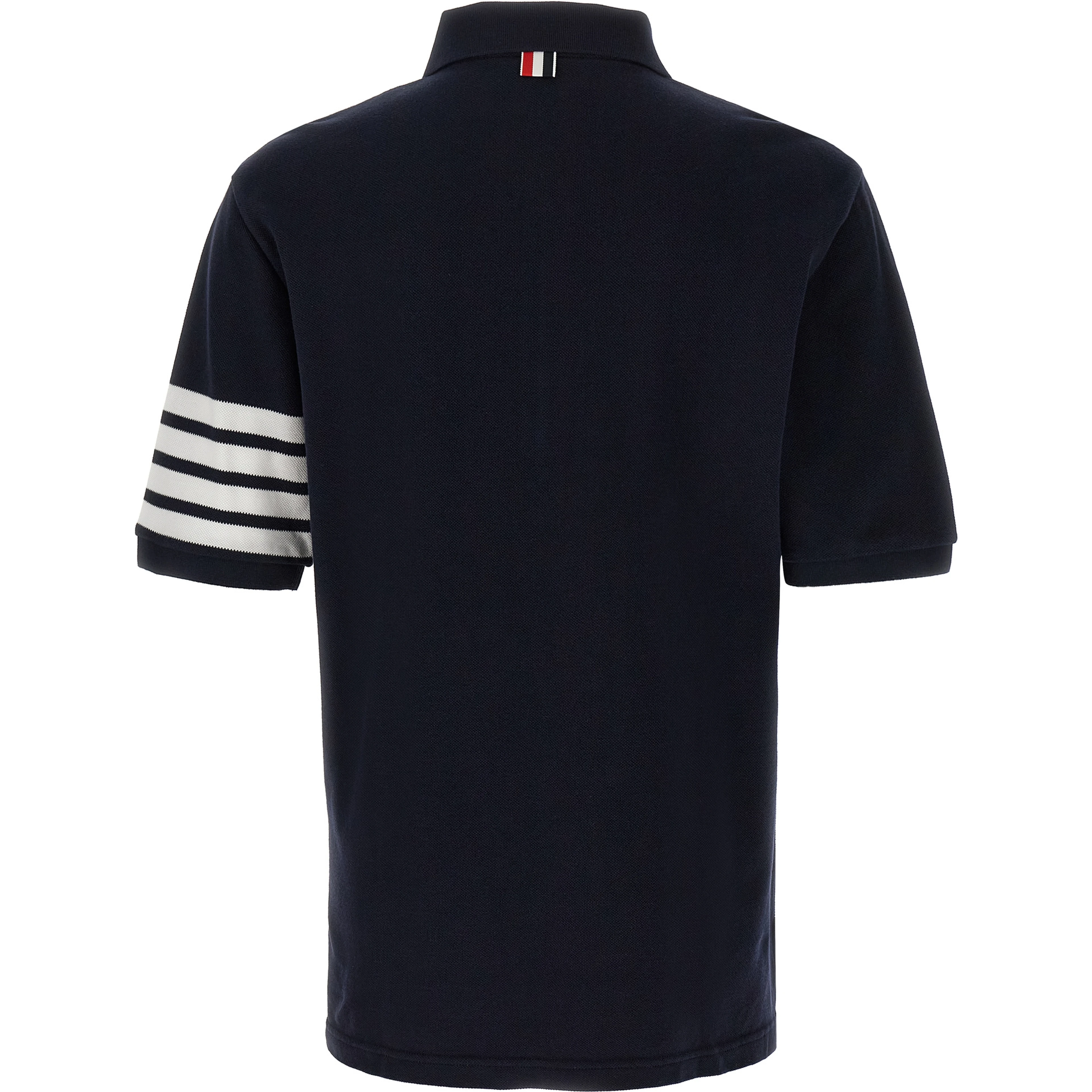 Blue Cotton Polo Shirt