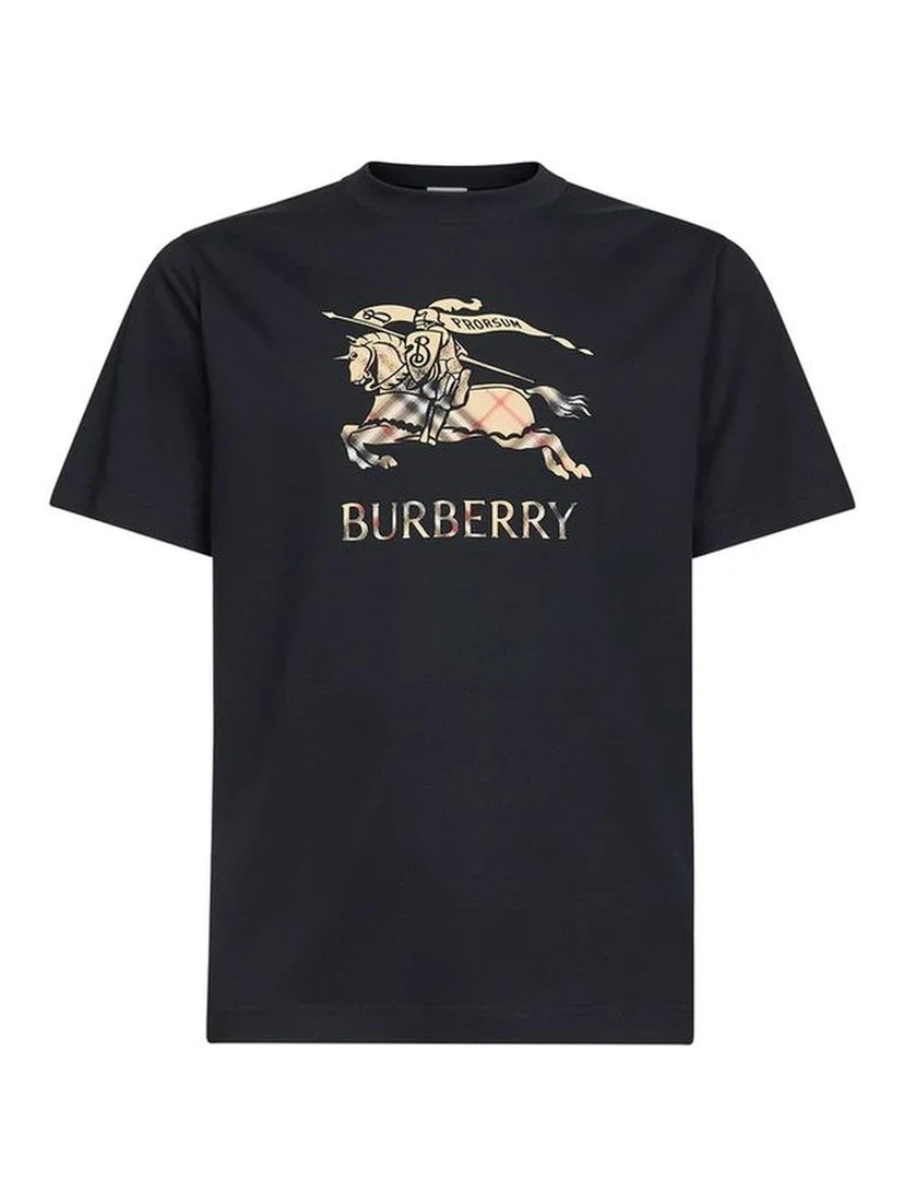 Black Cotton T-Shirt
