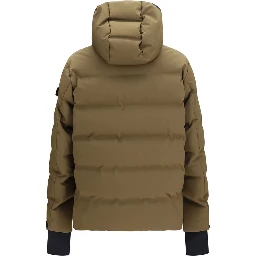 Brown Goose Down Full-Length Jacket