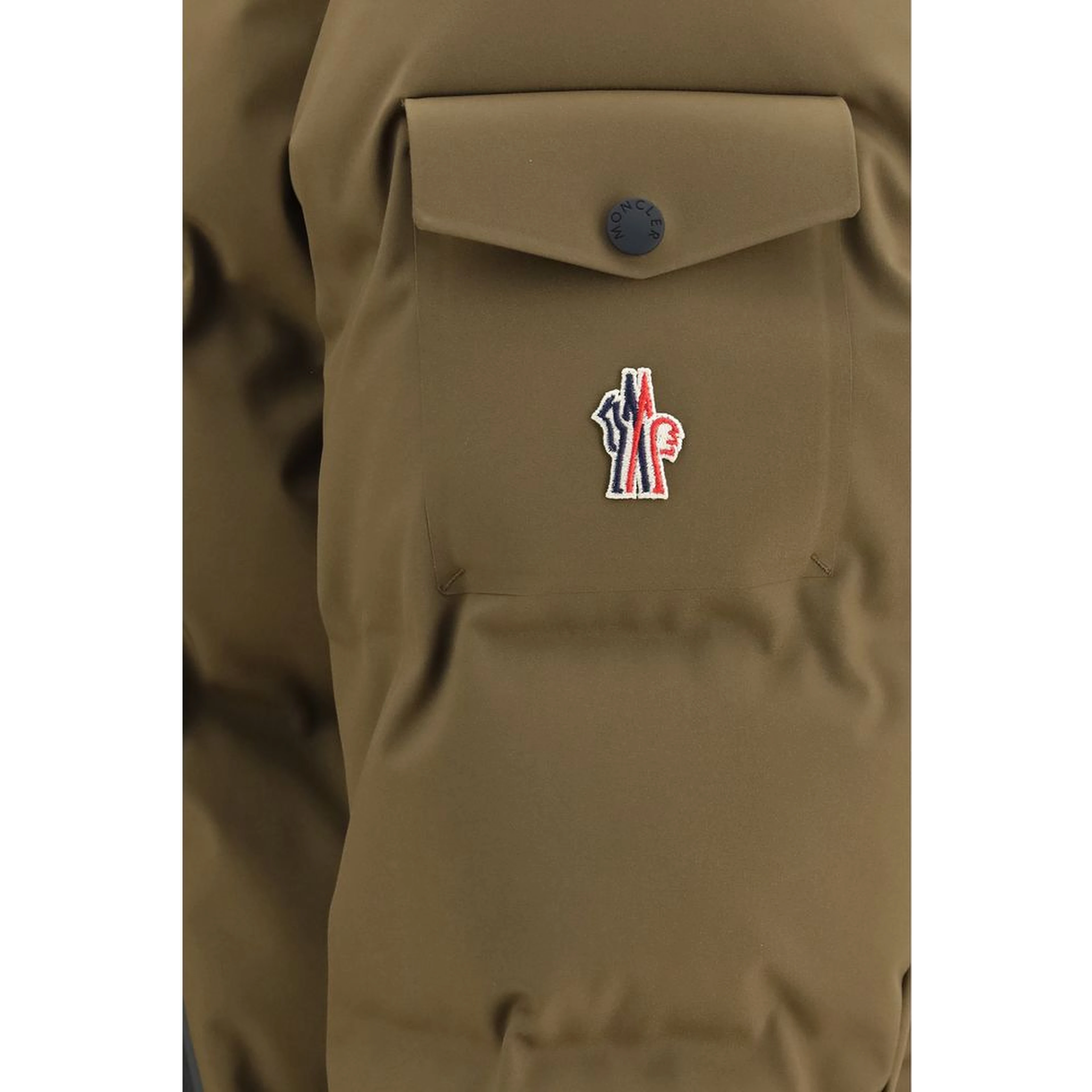 Brown Goose Down Full-Length Jacket