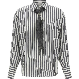 Gray Silk Blouse