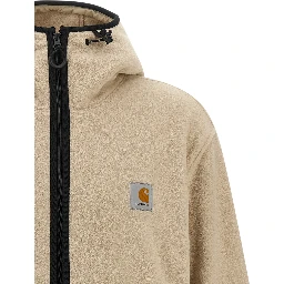Beige Polyester Shell Jacket