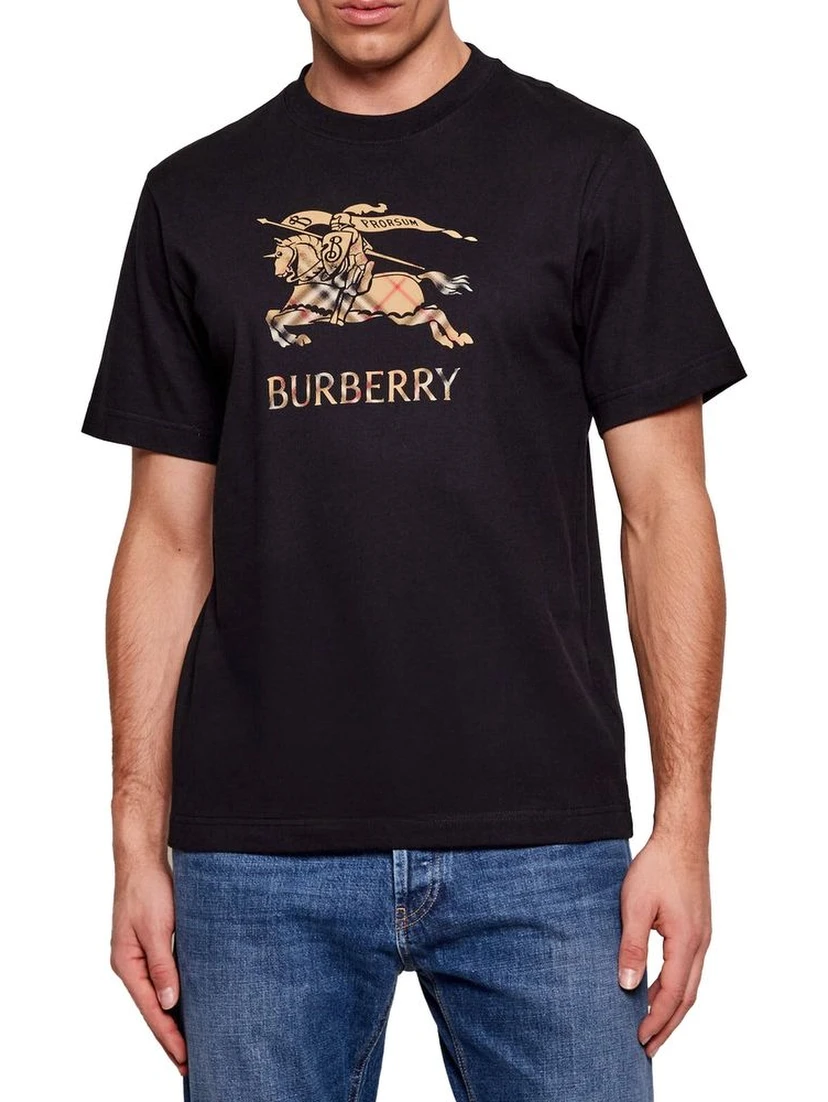 Black Cotton T-Shirt