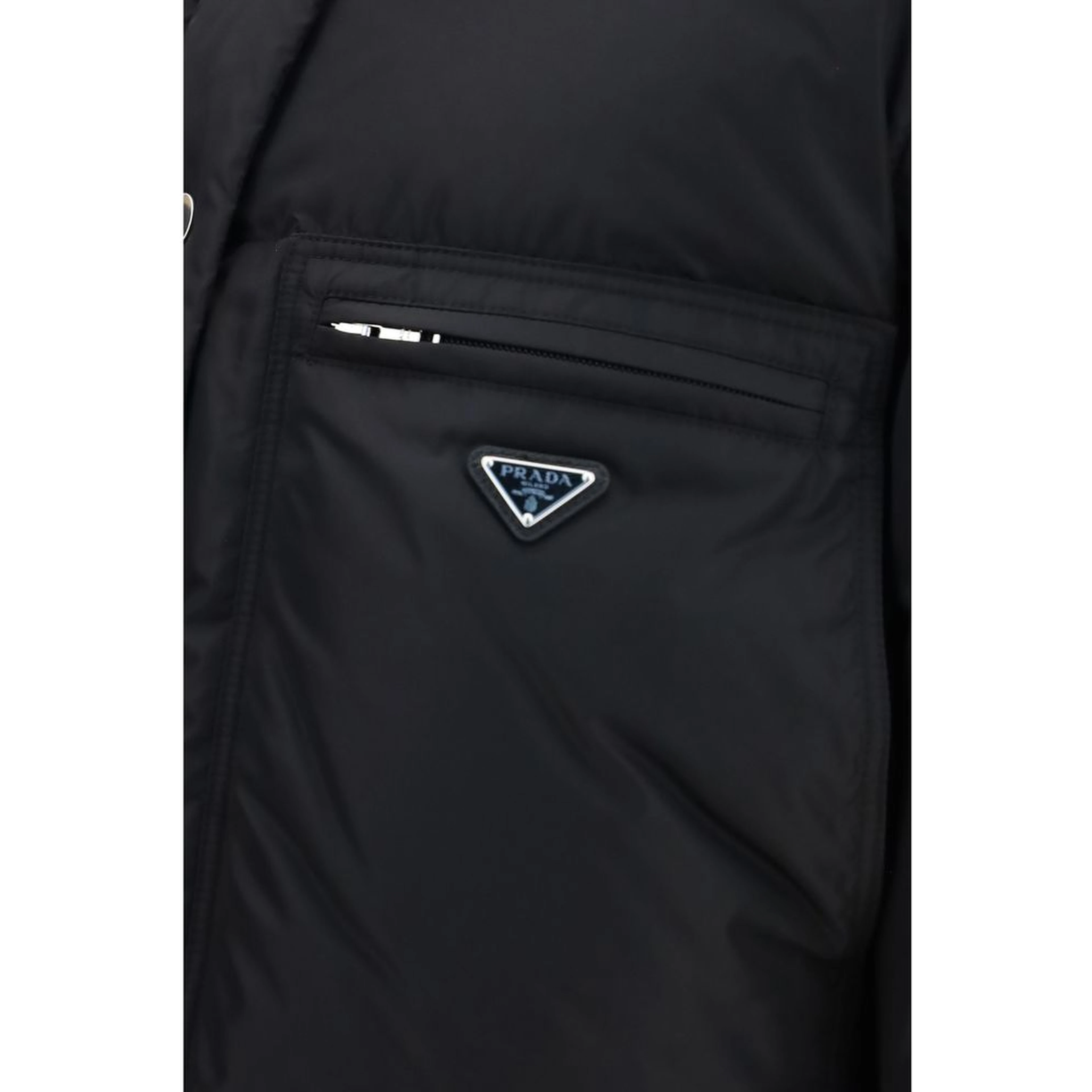 Black Goose Down Full-Length Jacket