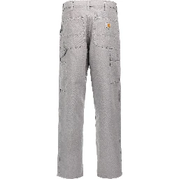 Gray Organic Cotton Casual Pants