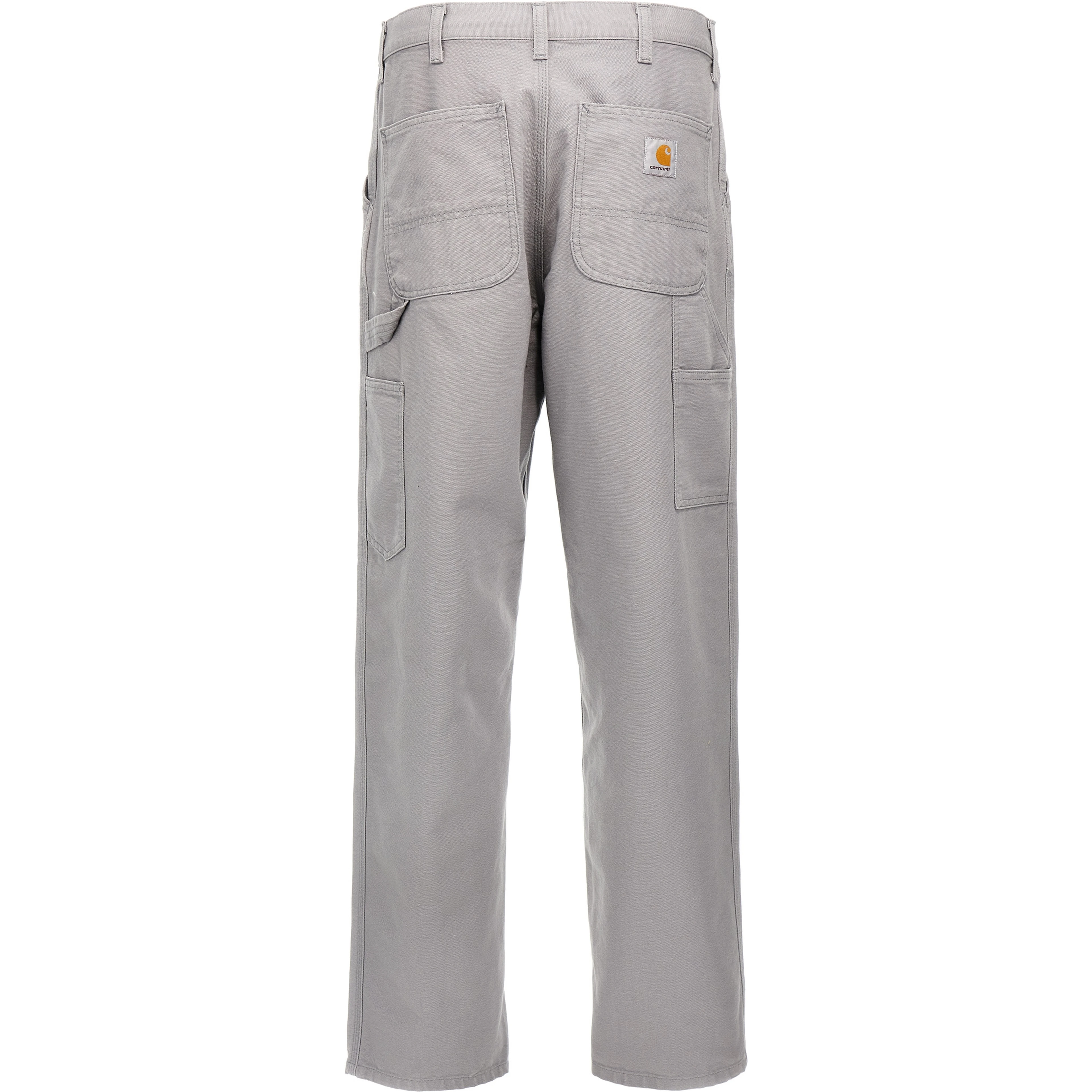 Gray Organic Cotton Casual Pants