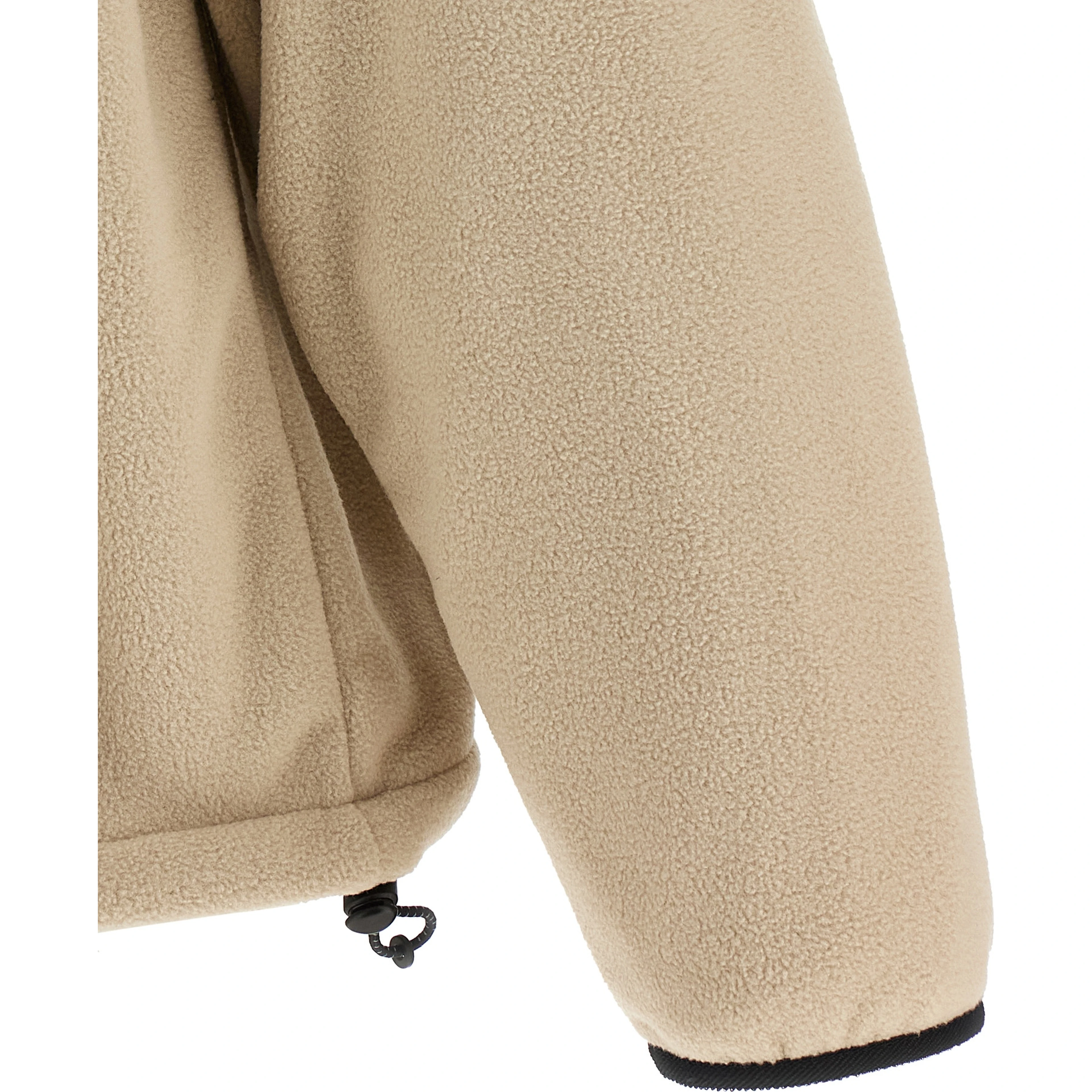 Beige Polyester Shell Jacket