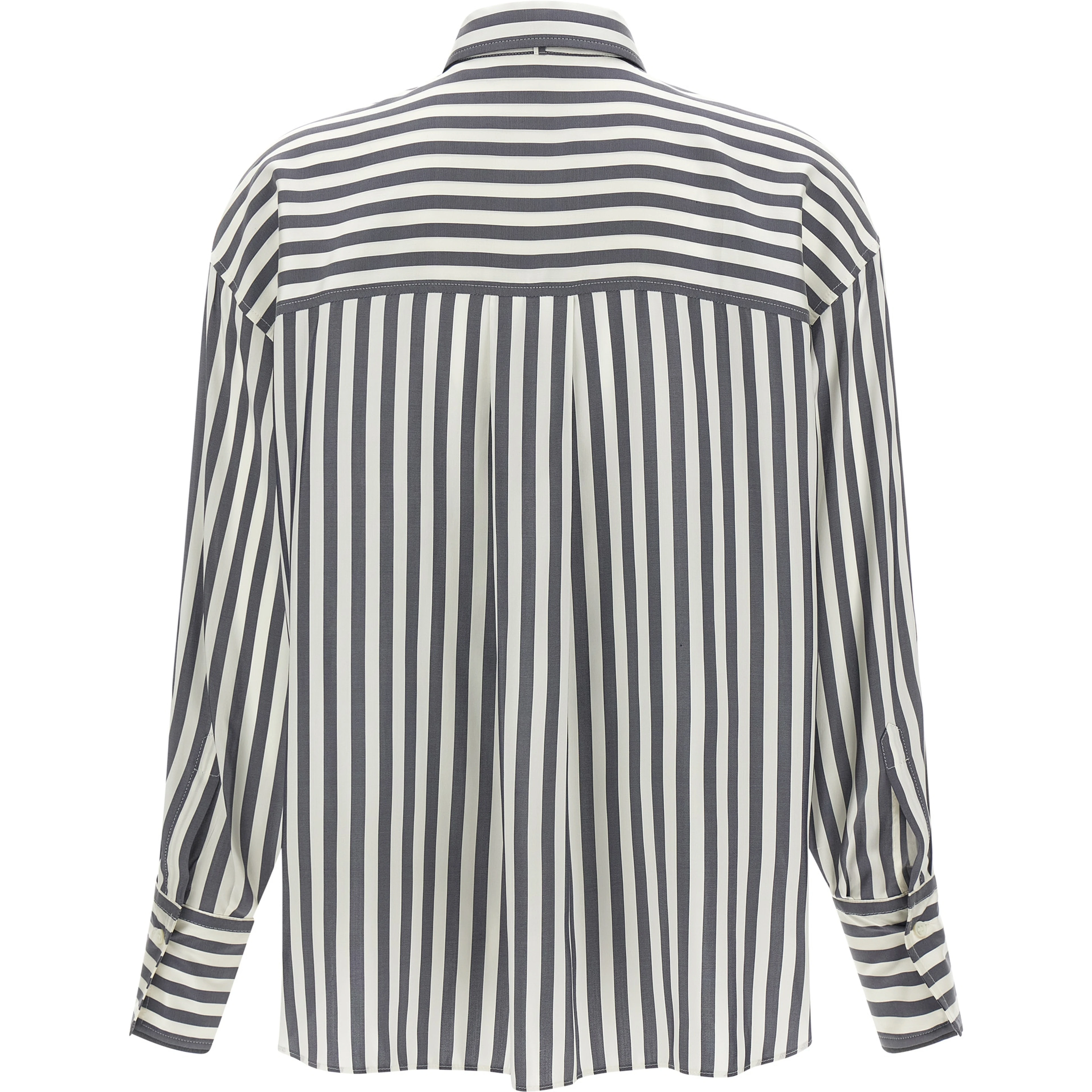 Gray Silk Blouse