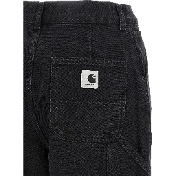 Black Cotton High-Waisted Jean