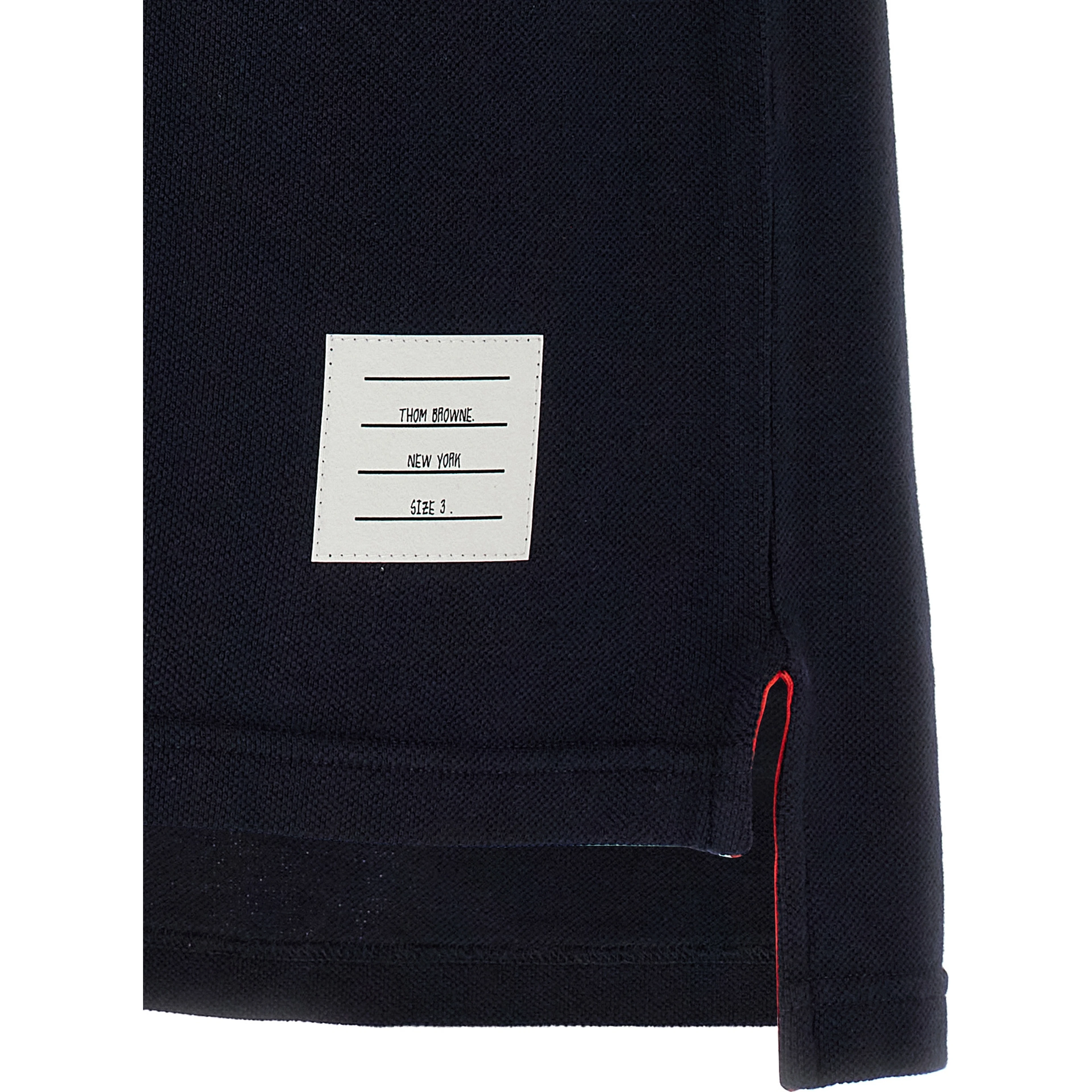 Blue Cotton Polo Shirt