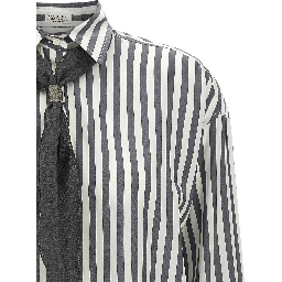 Gray Silk Blouse