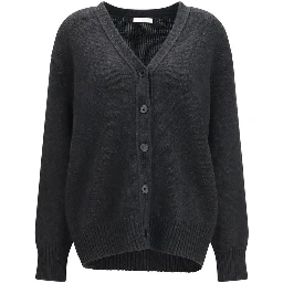Gray Cashmere Cardigan