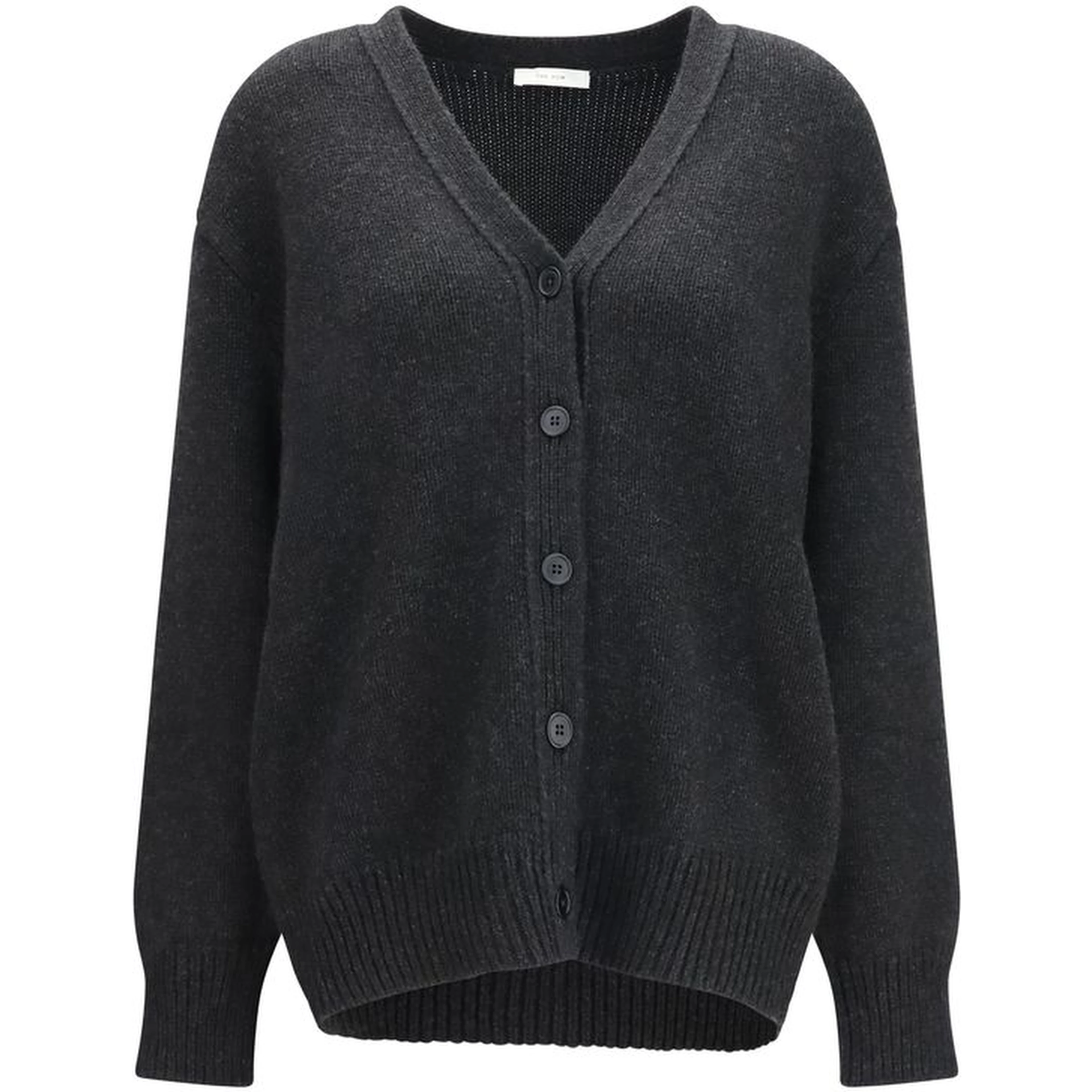 Gray Cashmere Cardigan