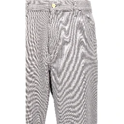 Gray Organic Cotton Casual Pants