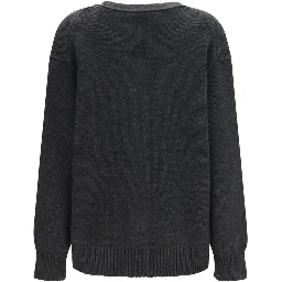 Gray Cashmere Cardigan