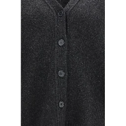 Gray Cashmere Cardigan