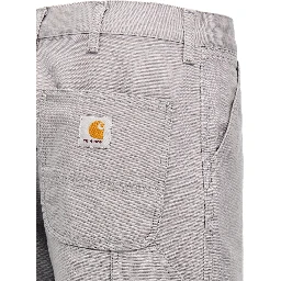Gray Organic Cotton Casual Pants