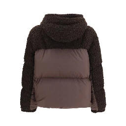 Brown Wool Oves Aries Full-Length Jacket