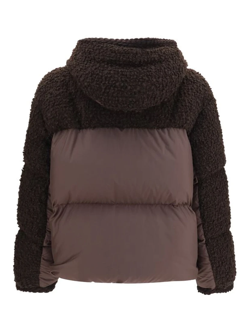 Brown Wool Oves Aries Full-Length Jacket