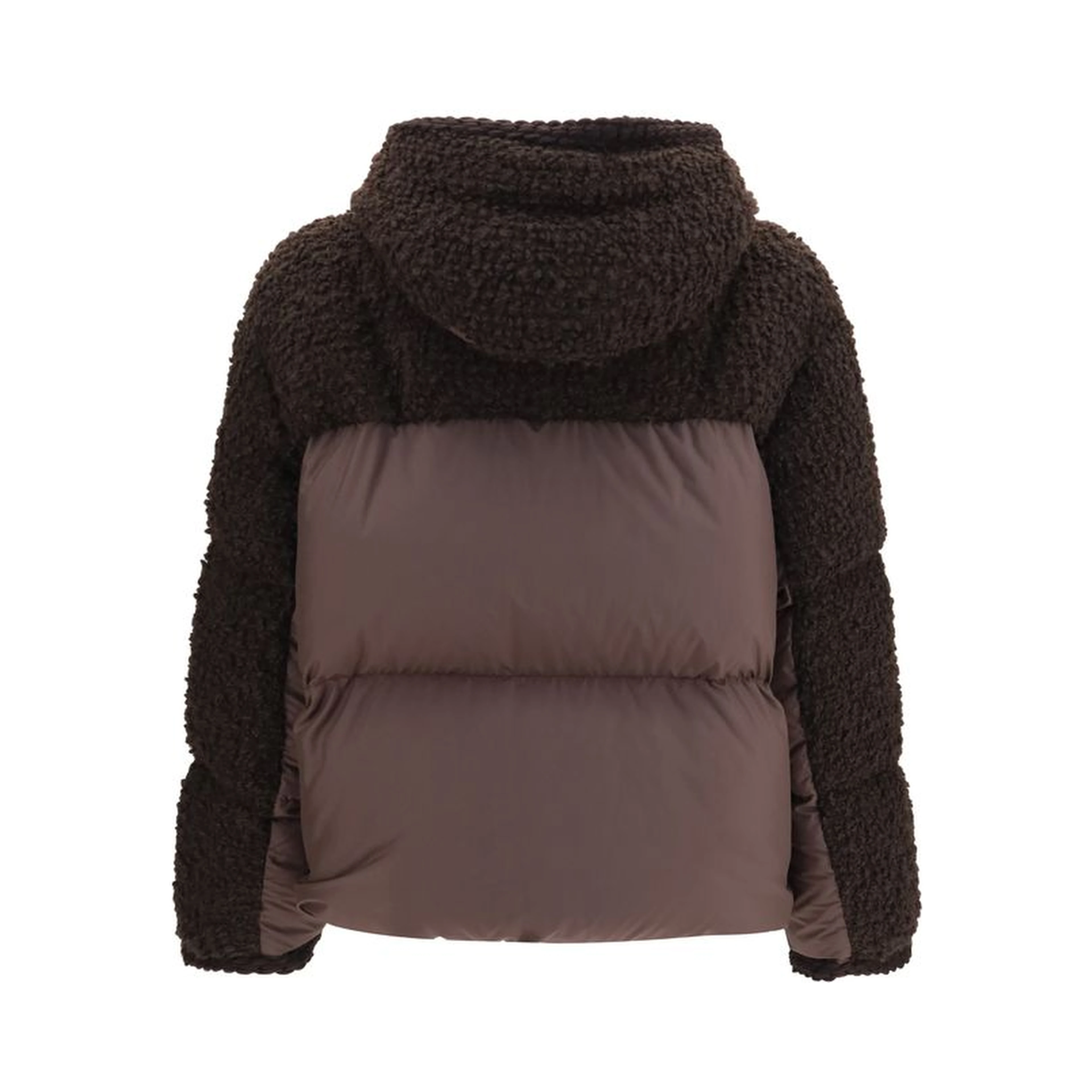 Brown Wool Oves Aries Full-Length Jacket