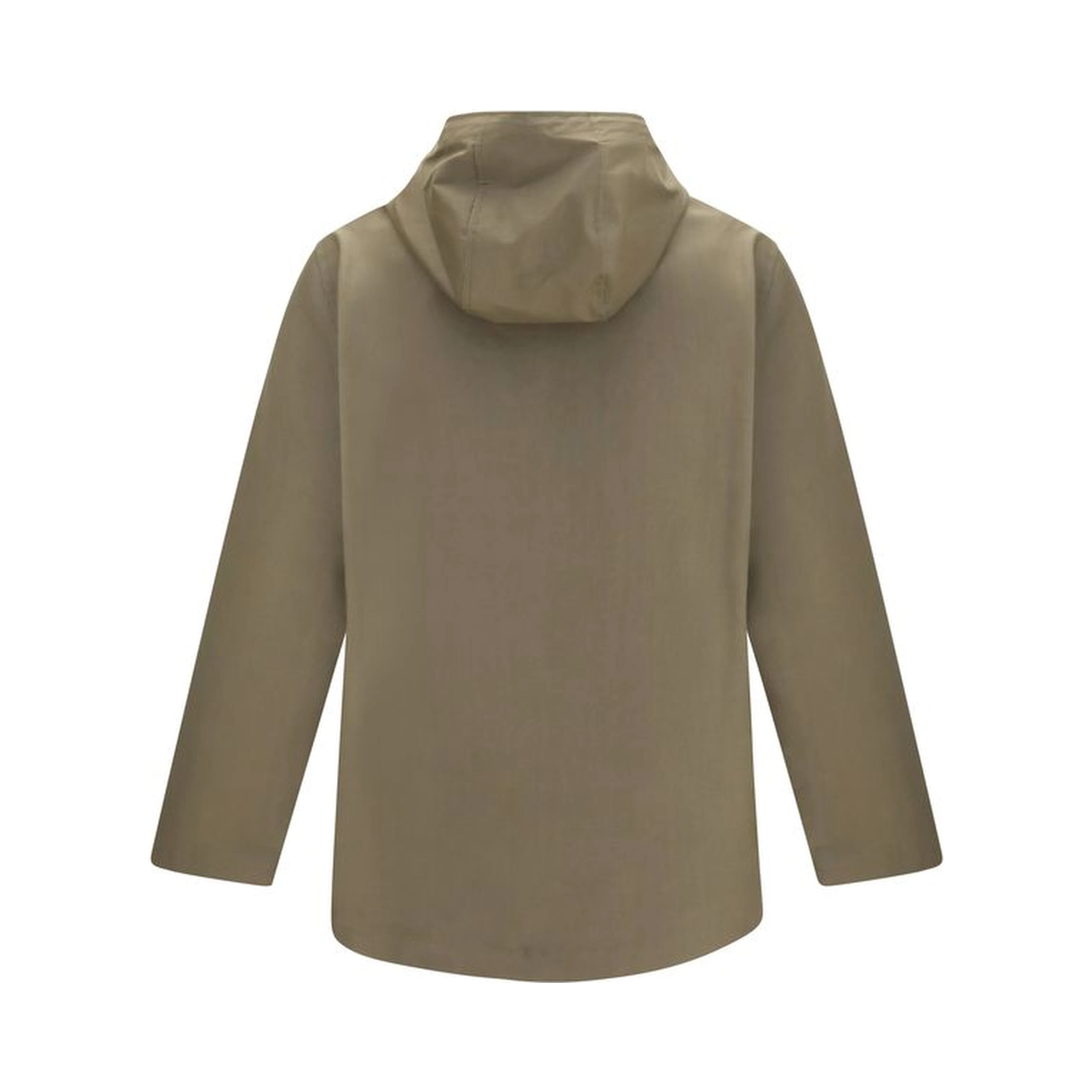 Bicolor Polyester Full-Length Jacket