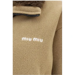Beige Polyester Shell Jacket