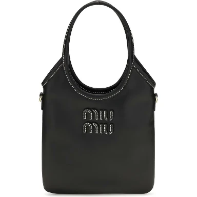 Black Calf Leather Bos Taurus Handbag