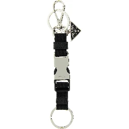 Black Stainless Steel Keychain