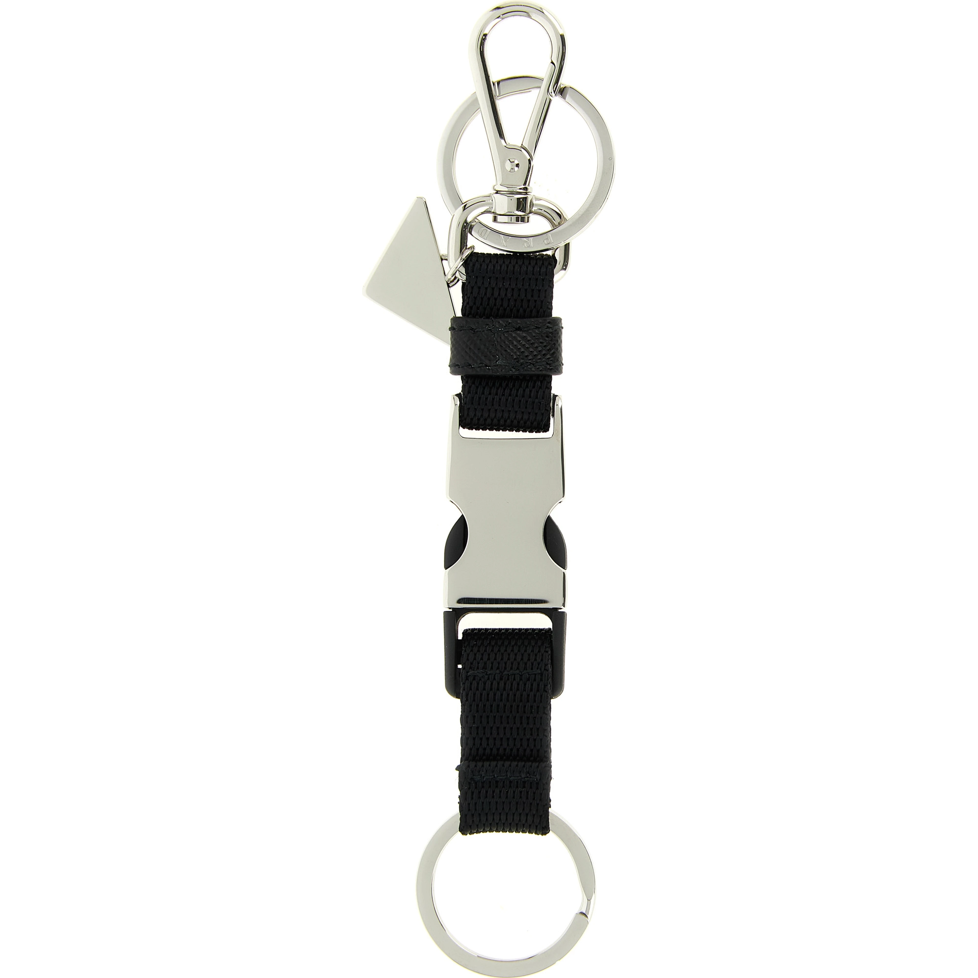 Black Stainless Steel Keychain