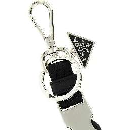 Black Stainless Steel Keychain