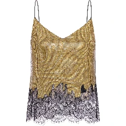 Tank top with sequins