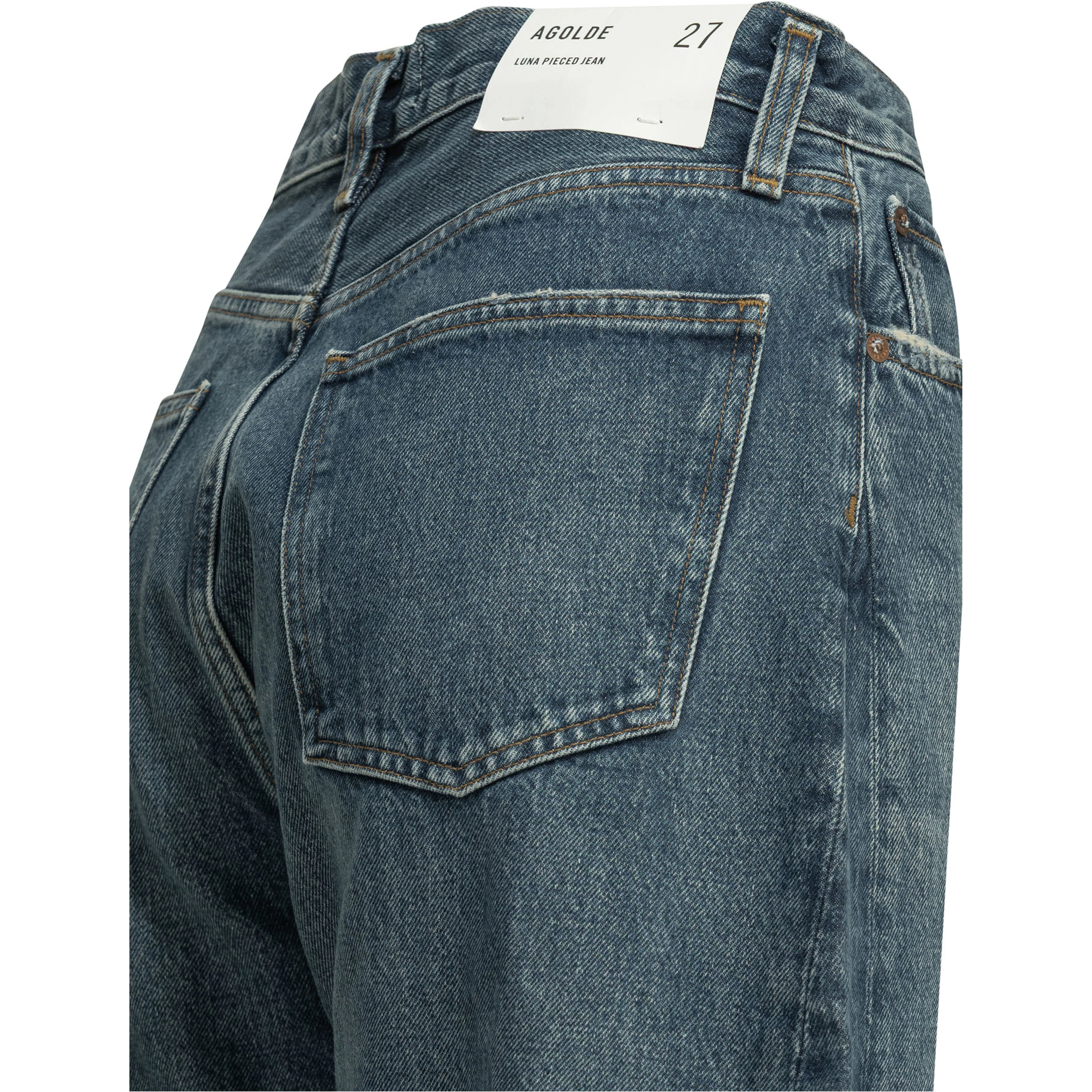 "Luna Pieced" Wide-Leg Jeans