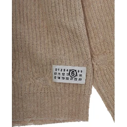 Knitwear with round neck and long sleeves in brown for Boy