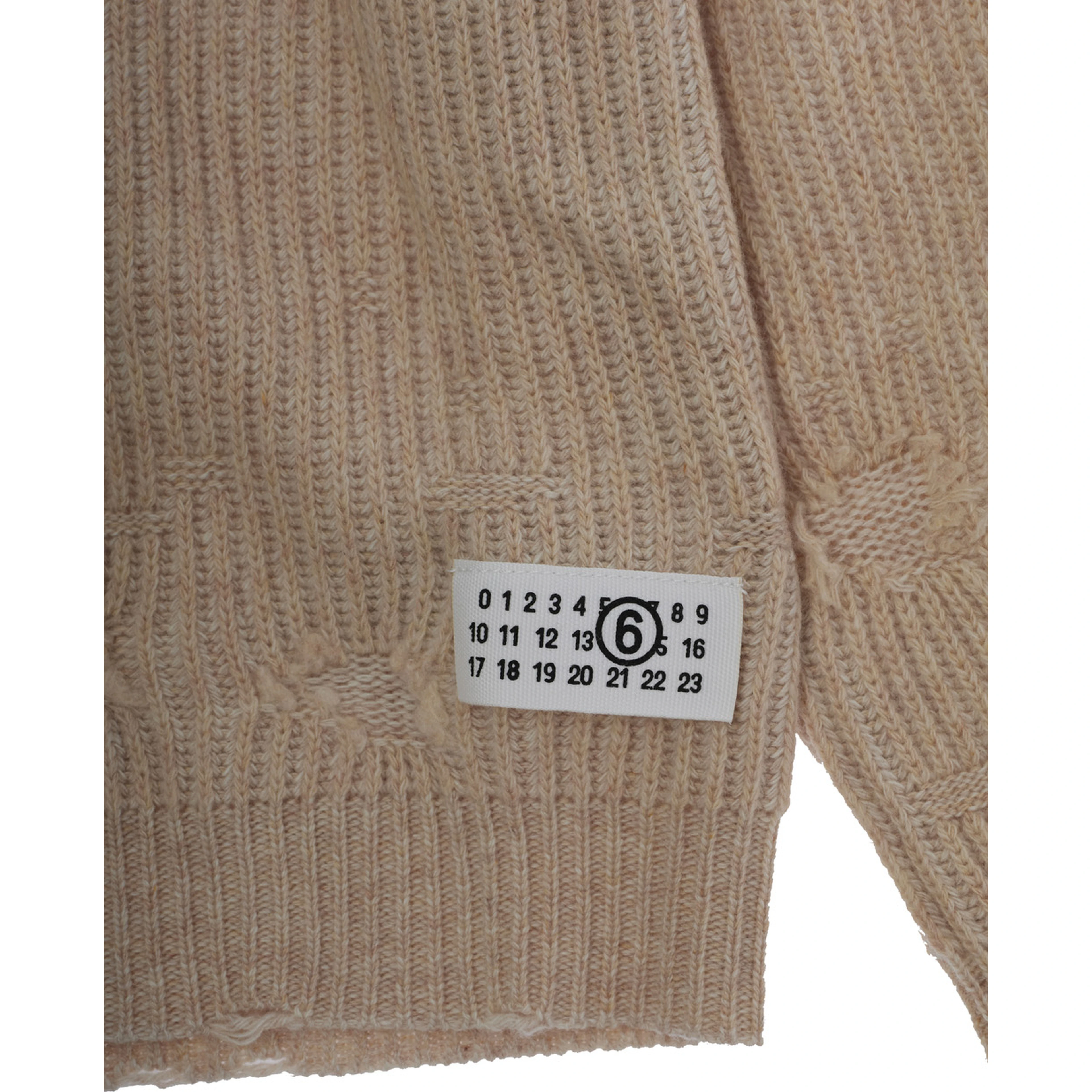Knitwear with round neck and long sleeves in brown for Boy