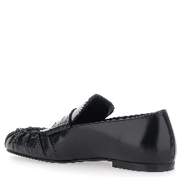 Loafers AVEN with high-quality leather and black rubber sole for women