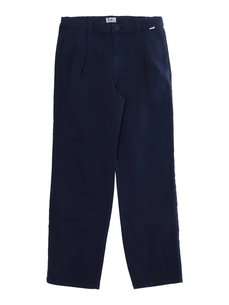Long Pants with Pockets and Edges Finished in Tech Fabric Blue for Boy