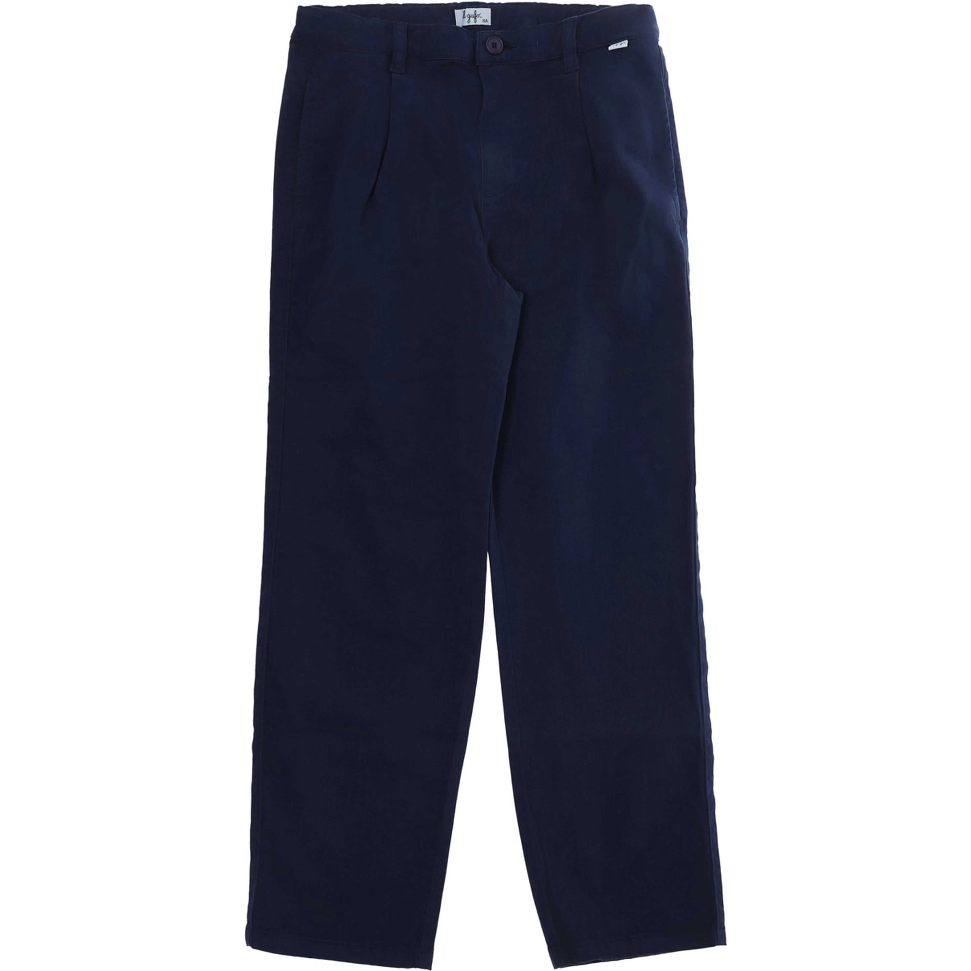 Long Pants with Pockets and Edges Finished in Tech Fabric Blue for Boy