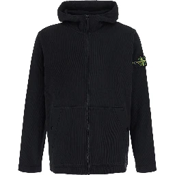 Essential black Tech Fabric sweatshirt for men