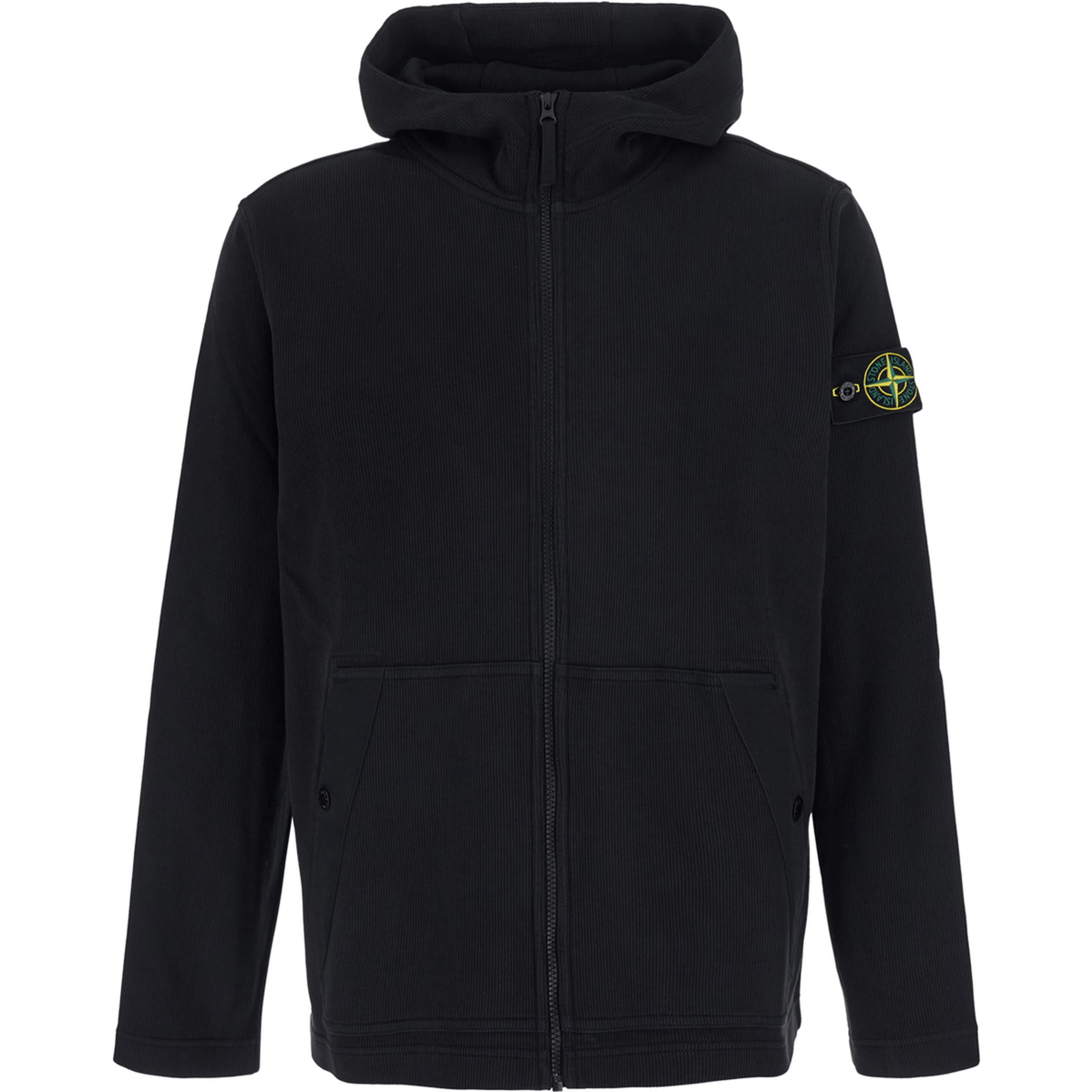 Essential black Tech Fabric sweatshirt for men