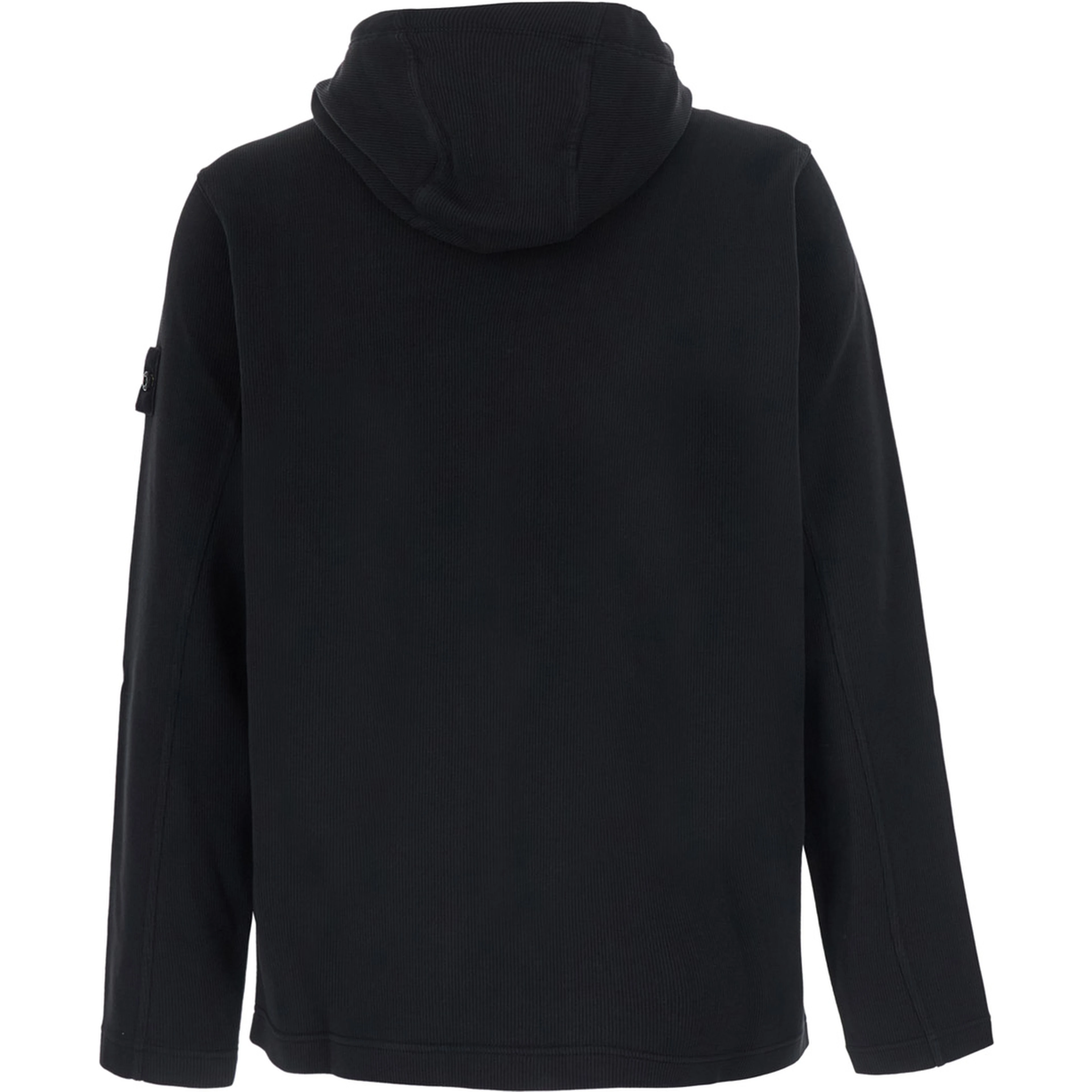 Essential black Tech Fabric sweatshirt for men