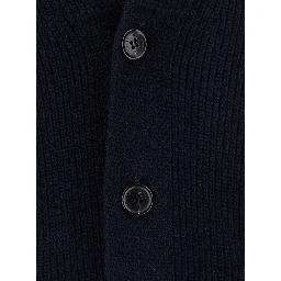 Lapel Jacket ML Blue with Notched Revers and Button Closure in Wool Men