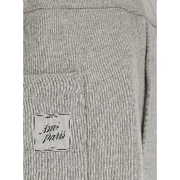 Jogging with heritage label AMI PARIS in gray unisex