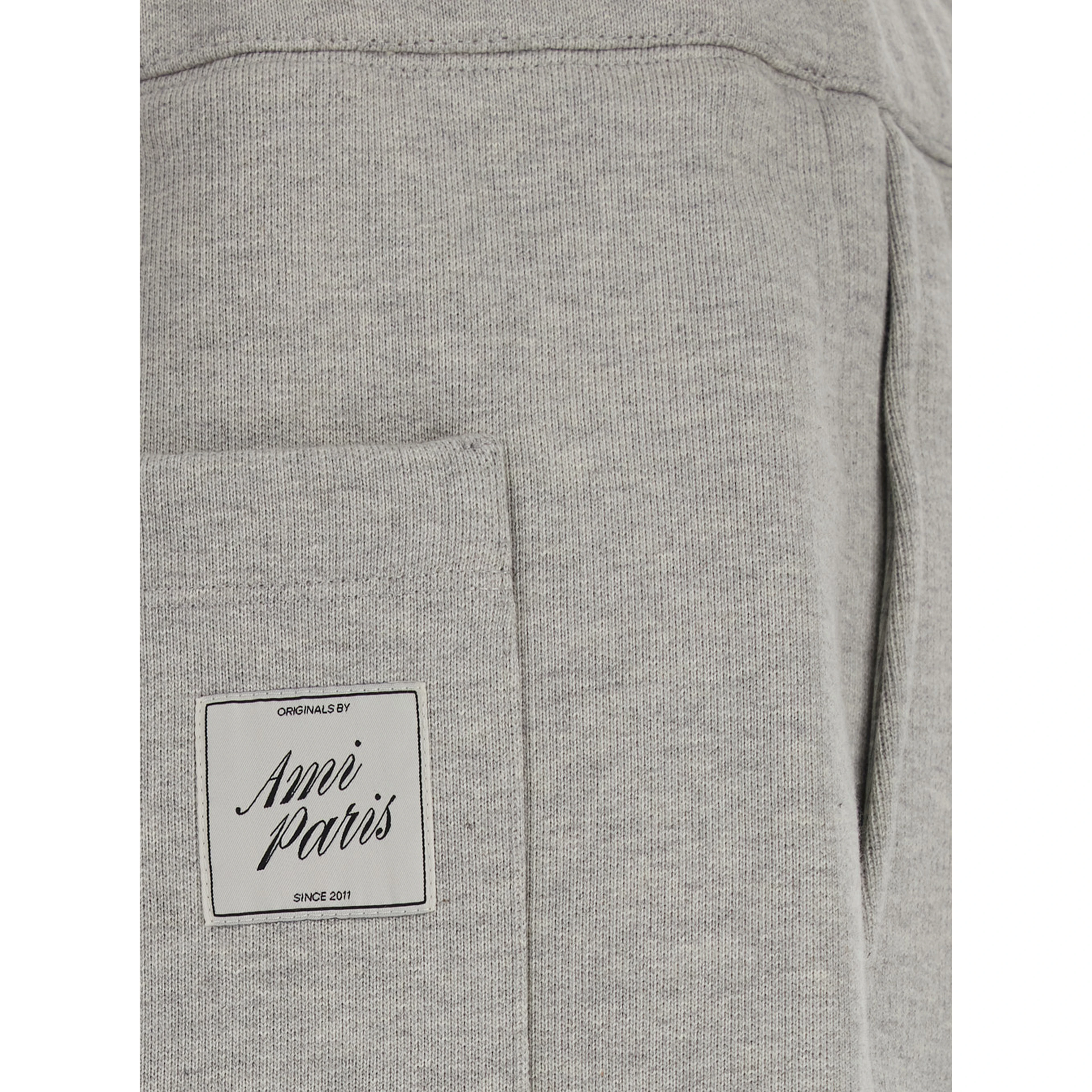 Jogging with heritage label AMI PARIS in gray unisex