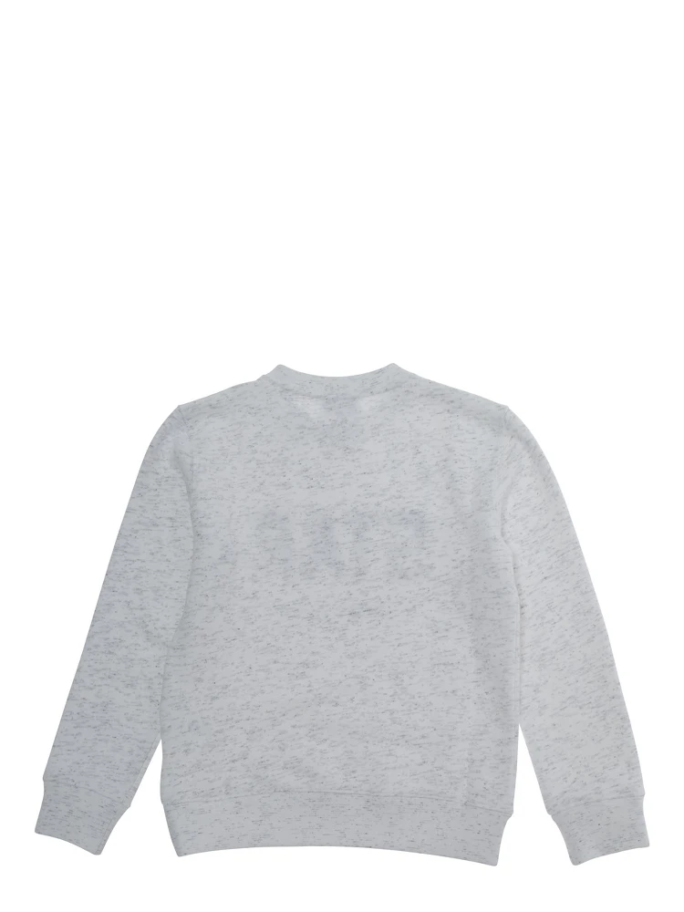 Sweatshirt STAR BOYS CREW NECK SWEATSHIRT with patch and print in cotton Gray Boy alternative